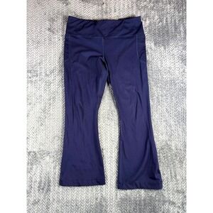 Under Armour Movement Pants Womens XL Blue Moisture Wicking Stretch Flared Leg